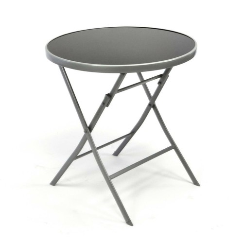 Bistrotisch mit glasplatte - mit,