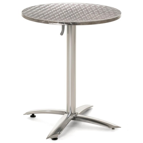 Bistrotisch rund aluminium - rund,