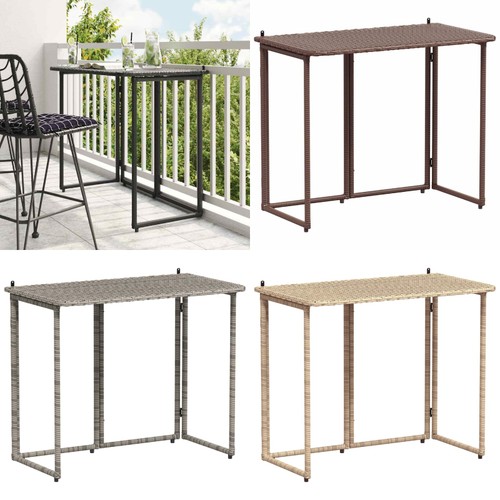 Klapptisch polyrattan klappbar - polyrattan,
